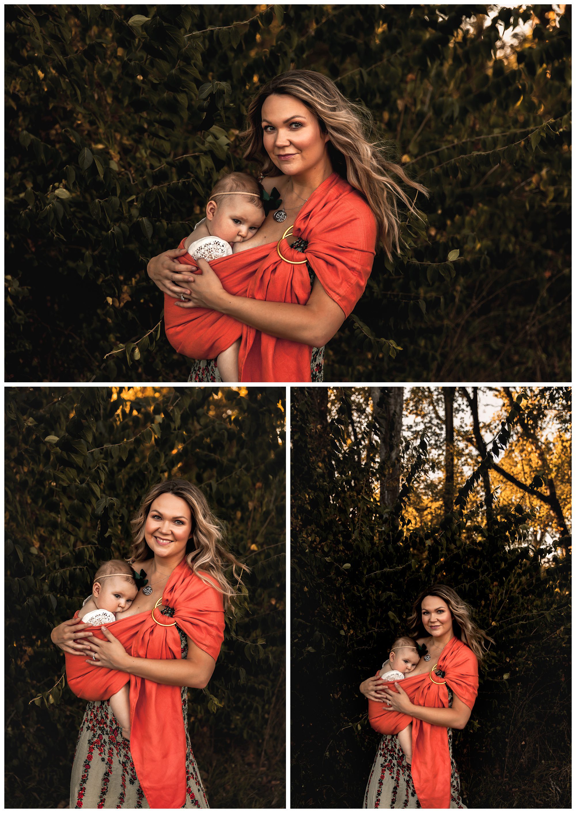 Breastfeeding photograph | Mommy and Me photography | Mother and child breastfeeding photo shoot | Murfreesboro, TN family photographer and motherhood photographer doing an outdoor breastfeeding session outside of Nashville, TN