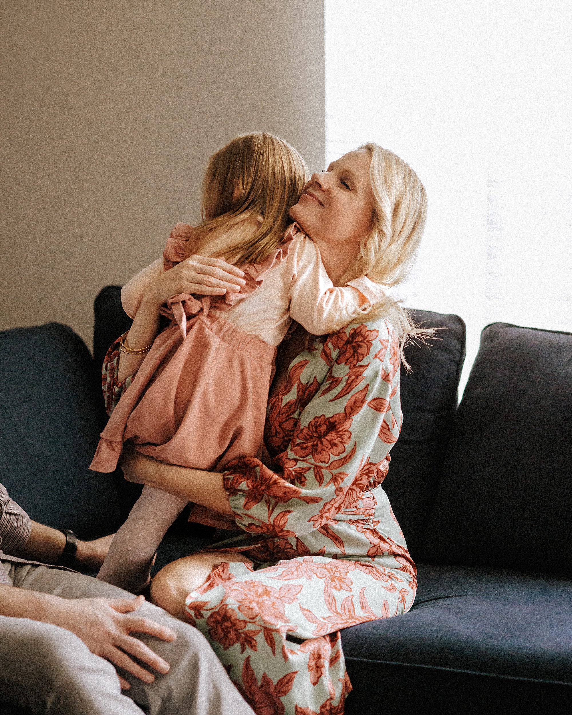 Mother and 3 year old daughter during lifestyle family session in murfreesboro tn