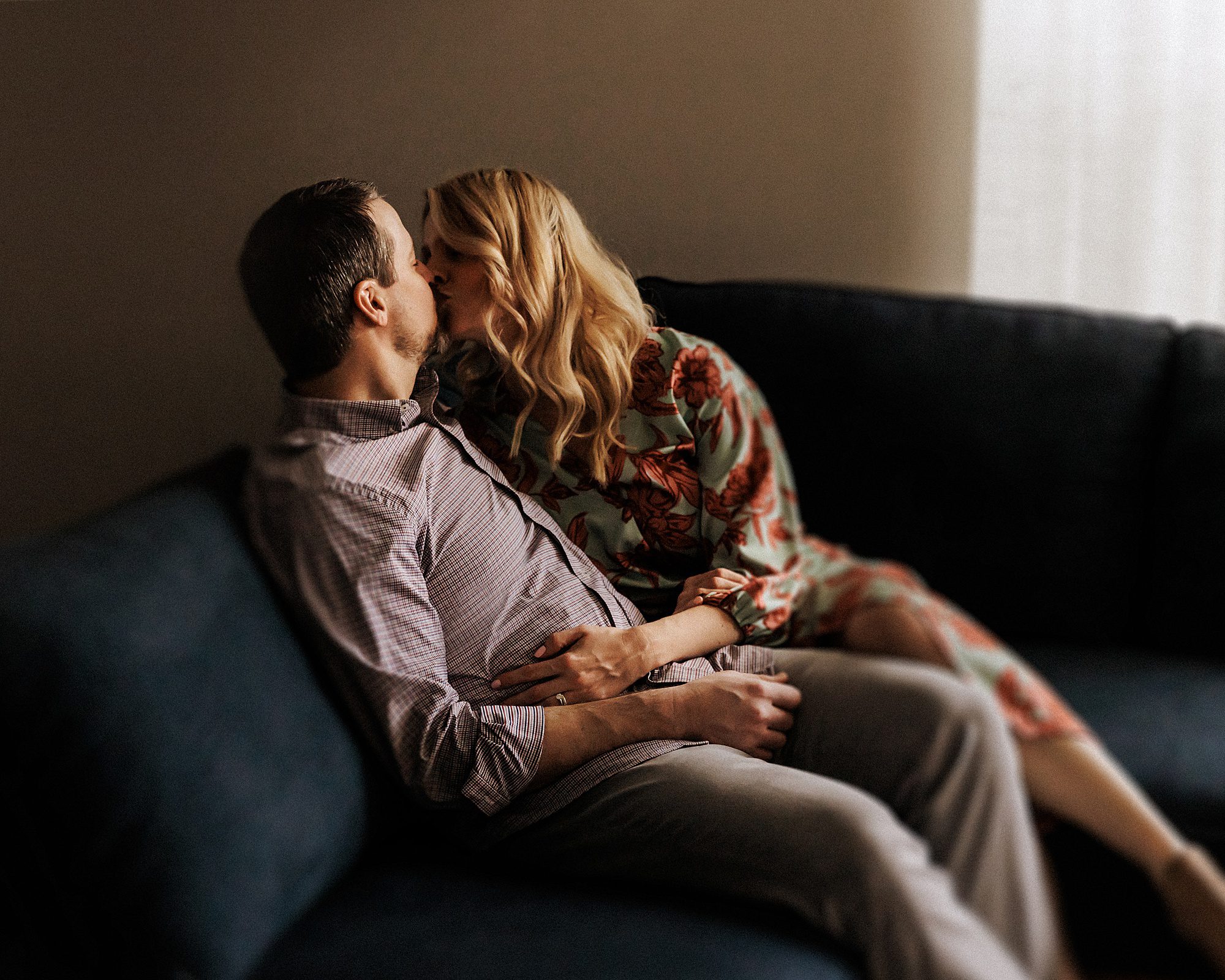 Couple Portrait during family lifestyle session in murfreesboro tn by Ashley Erin West